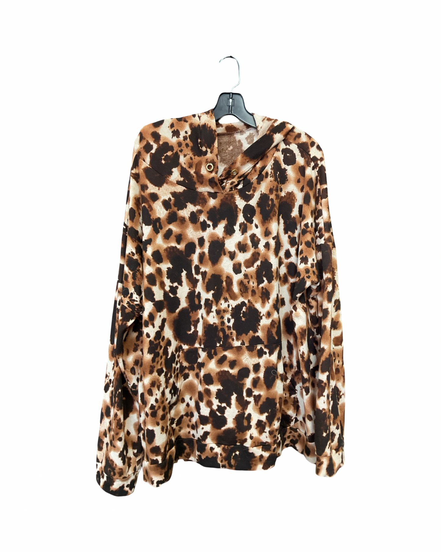 Top Ls By Sew In Love In Animal Print, Size:3X