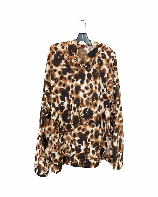 Top Ls By Sew In Love In Animal Print, Size:3X