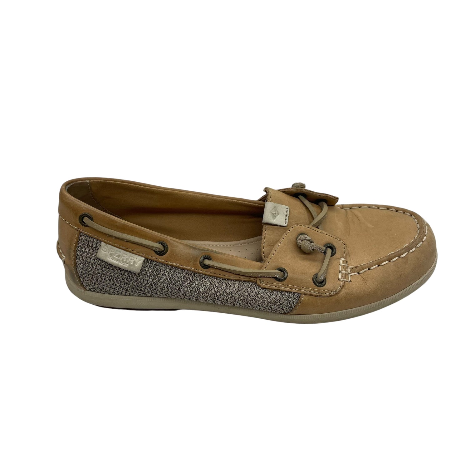 Shoes Flats By Sperry In Tan, Size:8