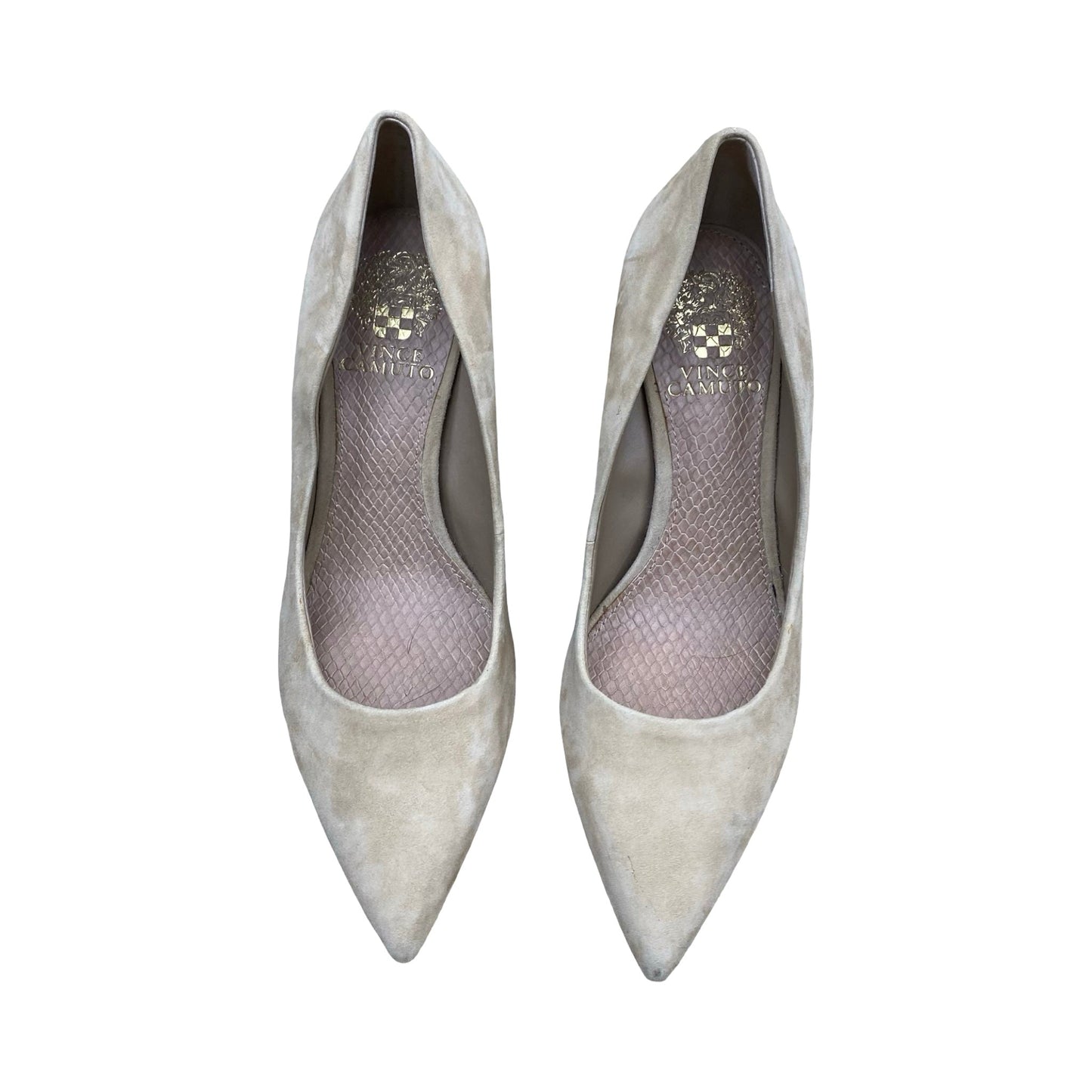 Shoes Heels Stiletto By Vince Camuto In Beige, Size:7.5