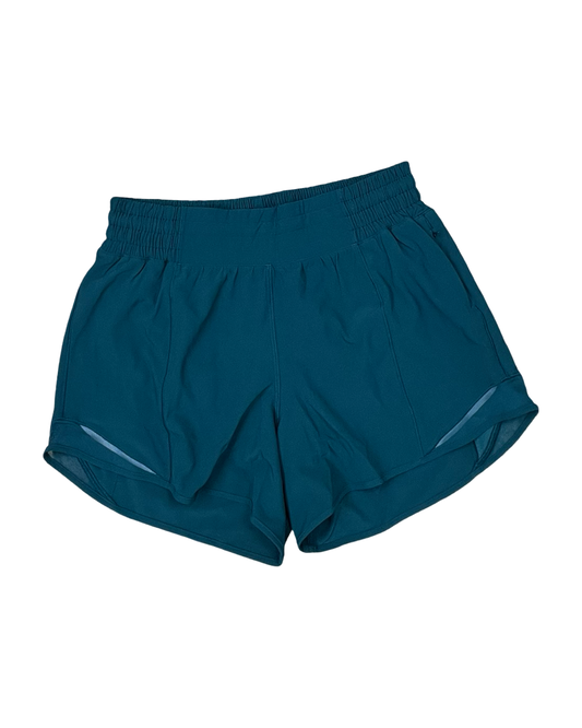 Athletic Shorts By Lululemon In Green, Size:S