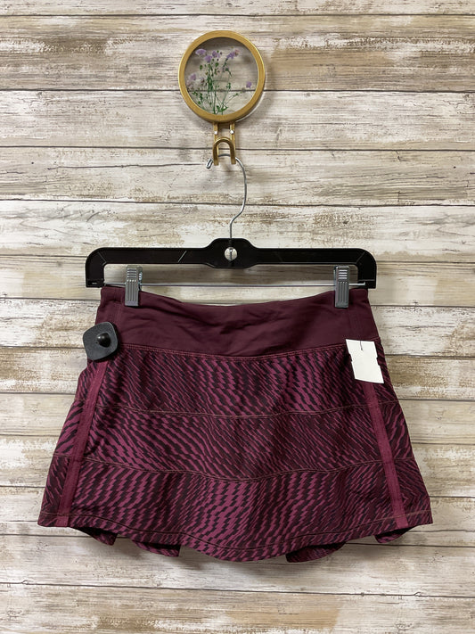 Athletic Skort By Lululemon In Purple, Size:4
