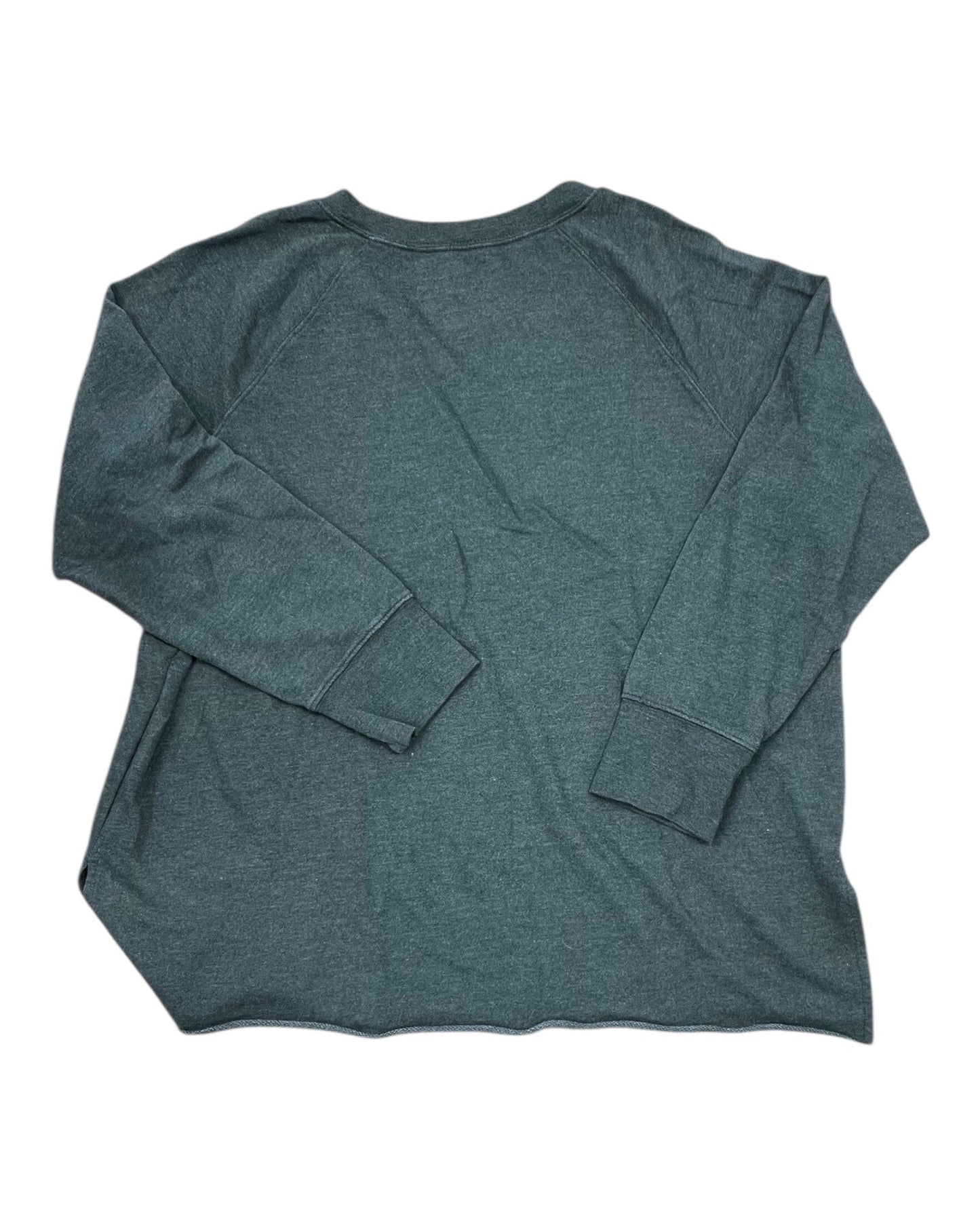 Sweatshirt Crewneck By Terra & Sky In Green, Size:Xl