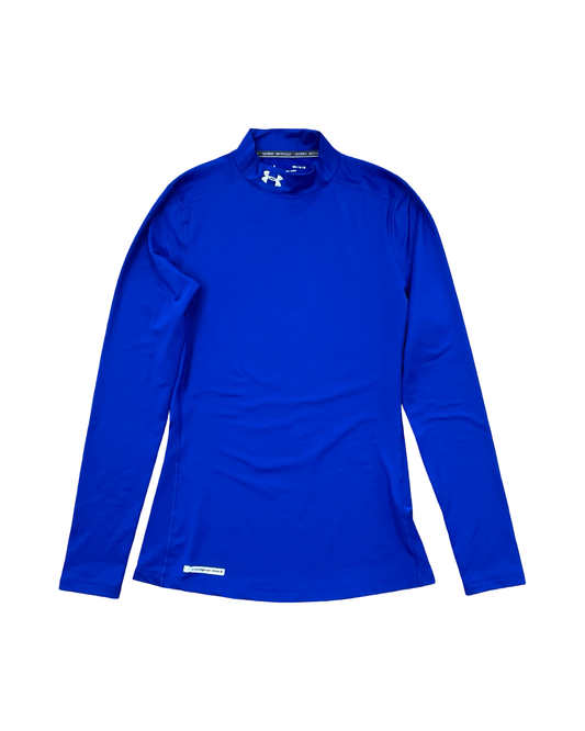 Athletic Top Ls Crewneck By Under Armour In Blue, Size:M