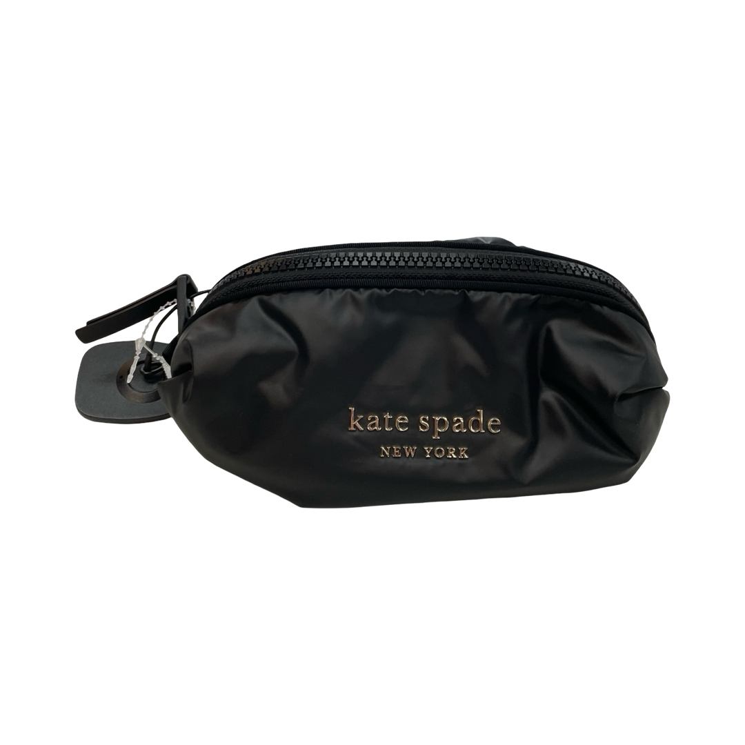Makeup Bag Designer By Kate Spade In Black, Size:Small