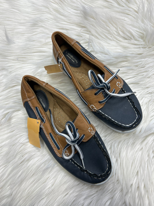 Shoes Flats By Croft And Barrow In Blue & Brown, Size:6