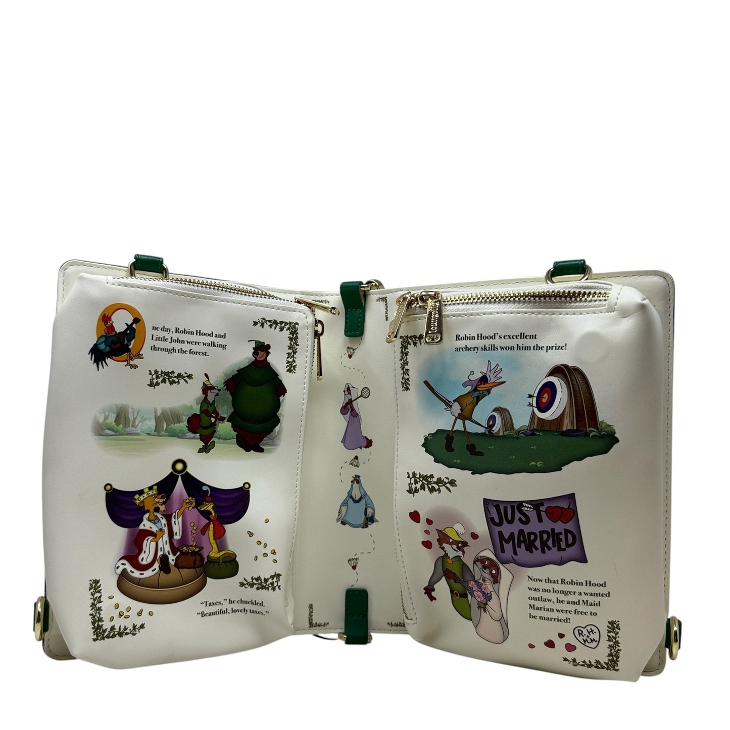 Disney Convertible Crossbody - Book Series - Robin Hood Convertible Crossbody Bag By Loungefly, Size: Medium