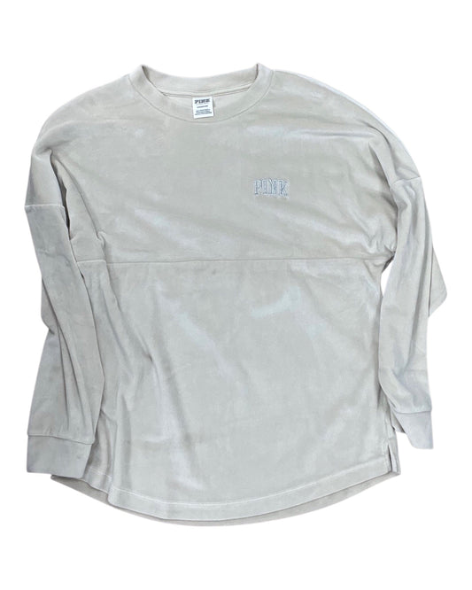 Sweatshirt Crewneck By Pink In Cream, Size:S