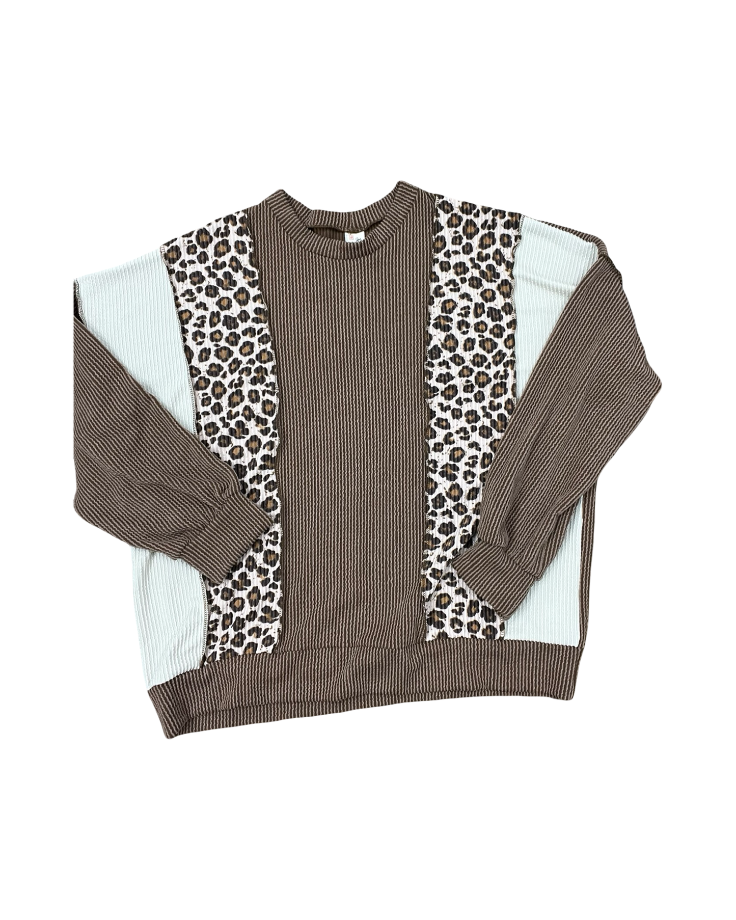 Top Ls By 7Th Ray In Animal Print, Size:L