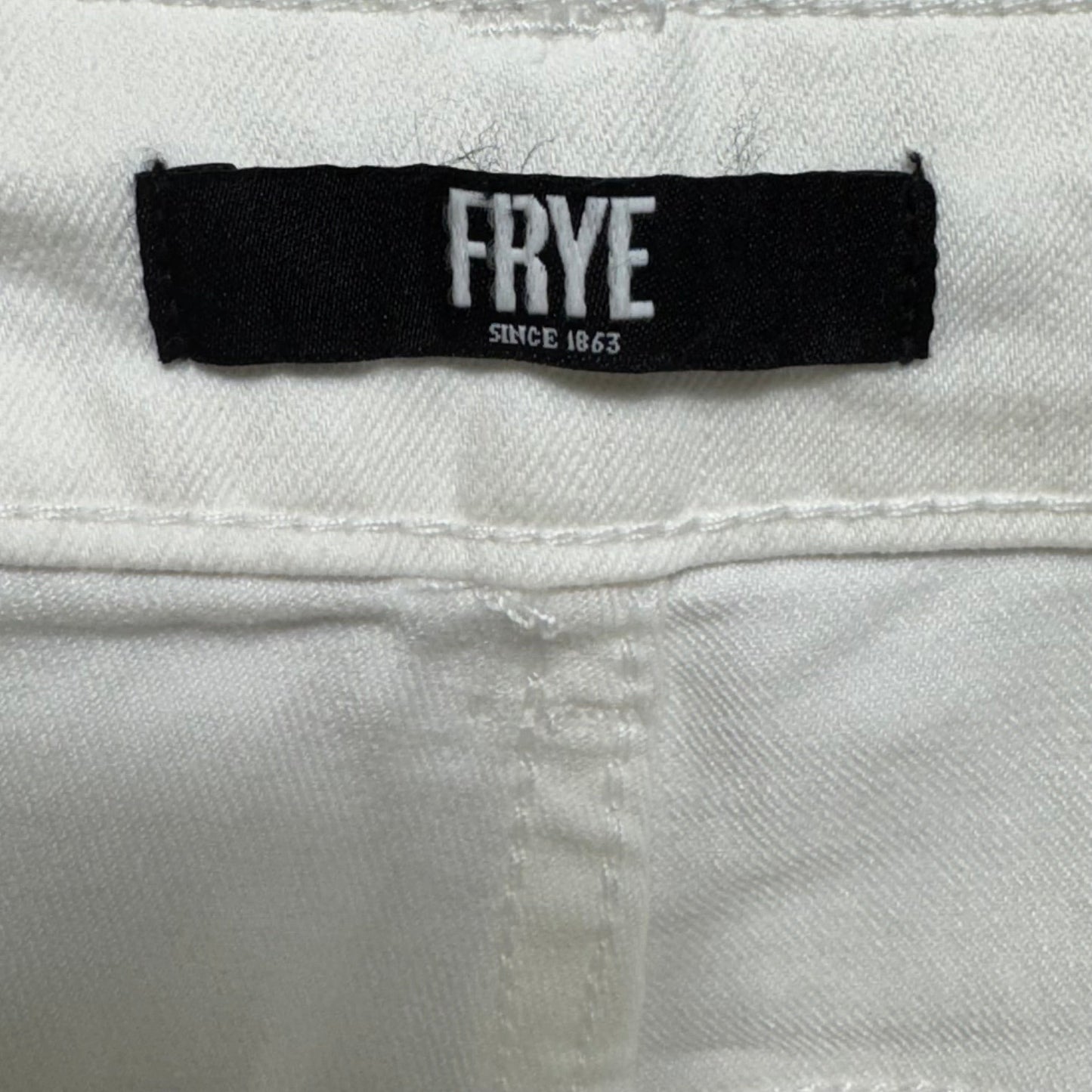 Jeans Designer By Frye In White, Size: 12/31