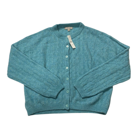 Sweater Cardigan By J. Crew In Blue, Size:S