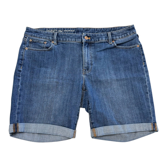 Shorts By Talbots In Blue Denim, Size:16