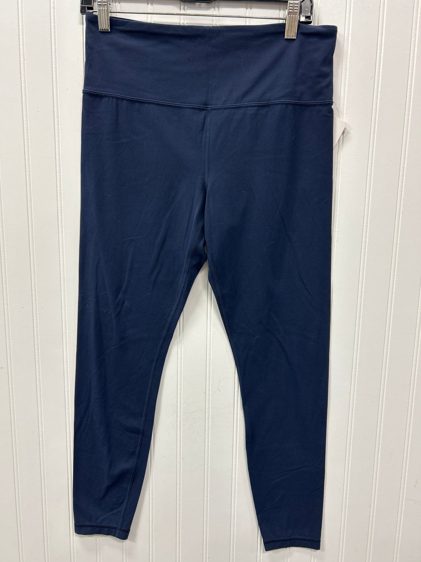 Athletic Leggings By Athleta In Navy, Size:L