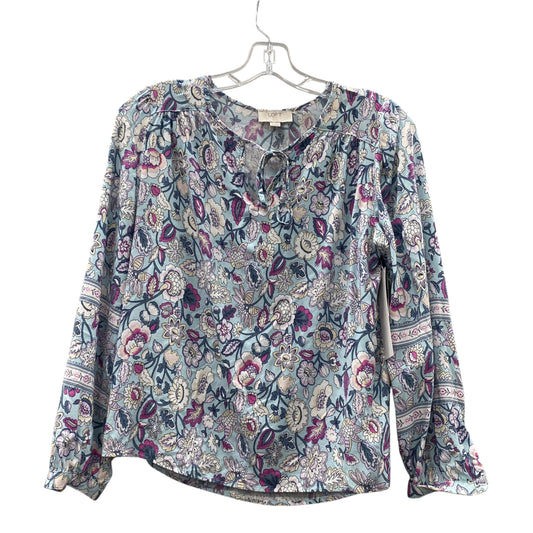 Top Ls By Loft In Blue, Size:Sp