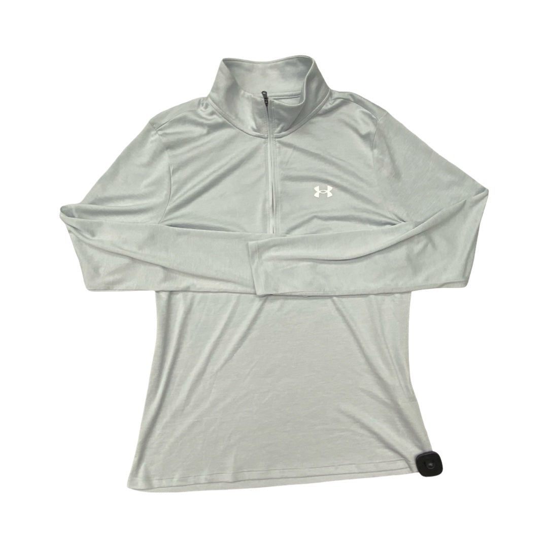 Athletic Top Ls Collar By Under Armour In Grey, Size:Mp