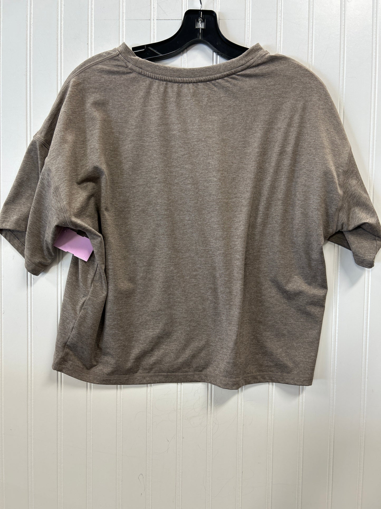 Athletic Top Ss By Dkny In Brown, Size:S