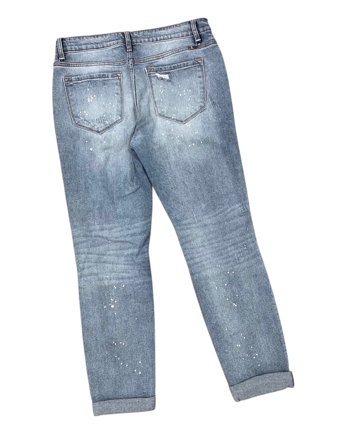 Jeans Cropped By Kancan In Blue Denim, Size:L