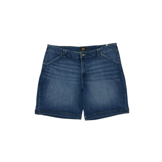 Shorts By Lee In Blue Denim, Size:20