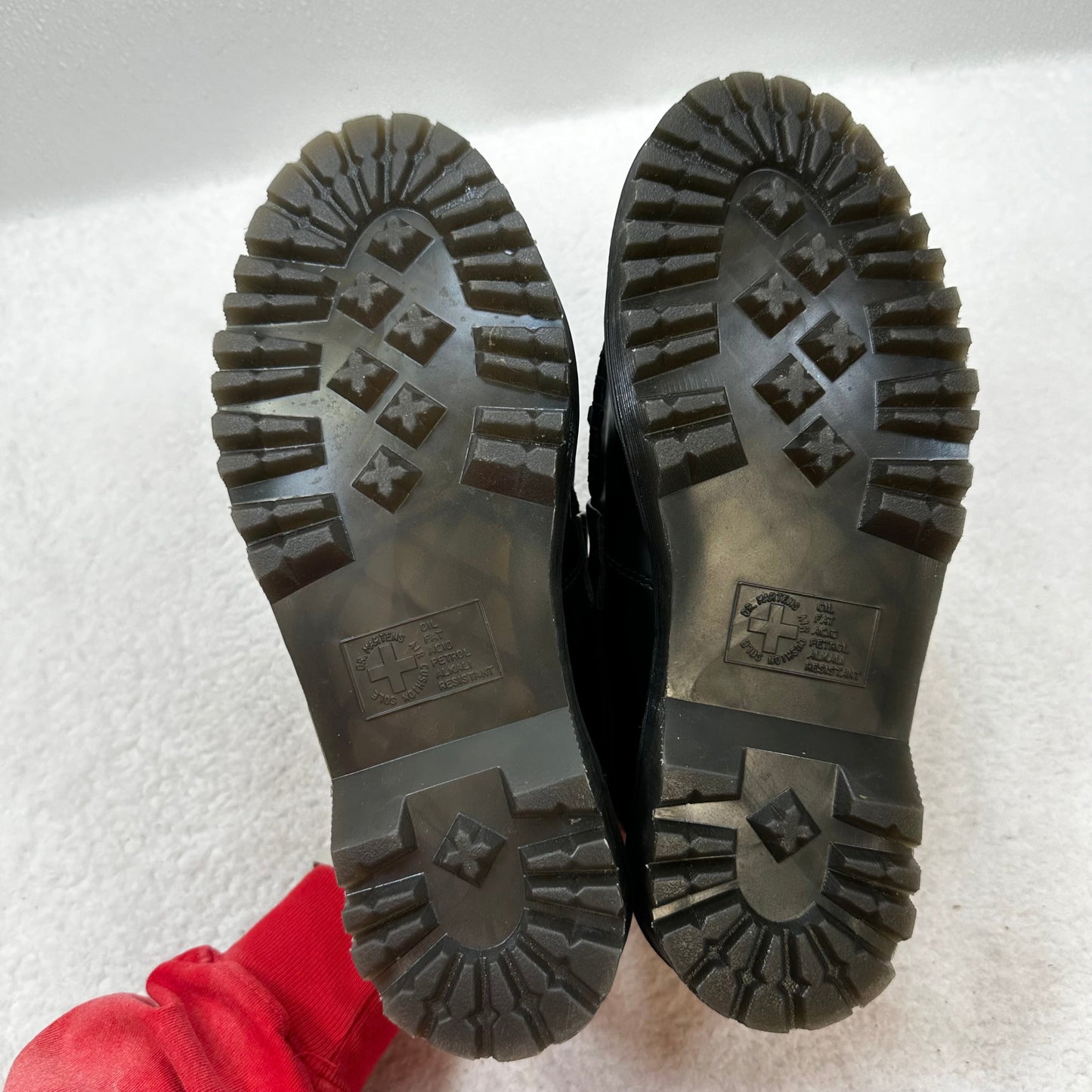Black Shoes Flats Loafer Oxford Dr Martens, Size 8
