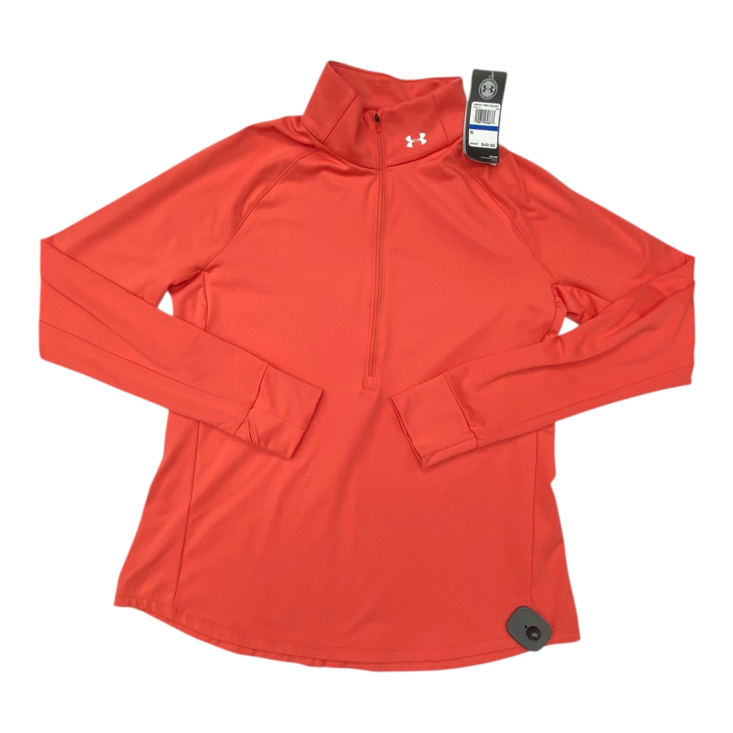 Athletic Sweatshirt Collar By Under Armour In Orange, Size:Xl