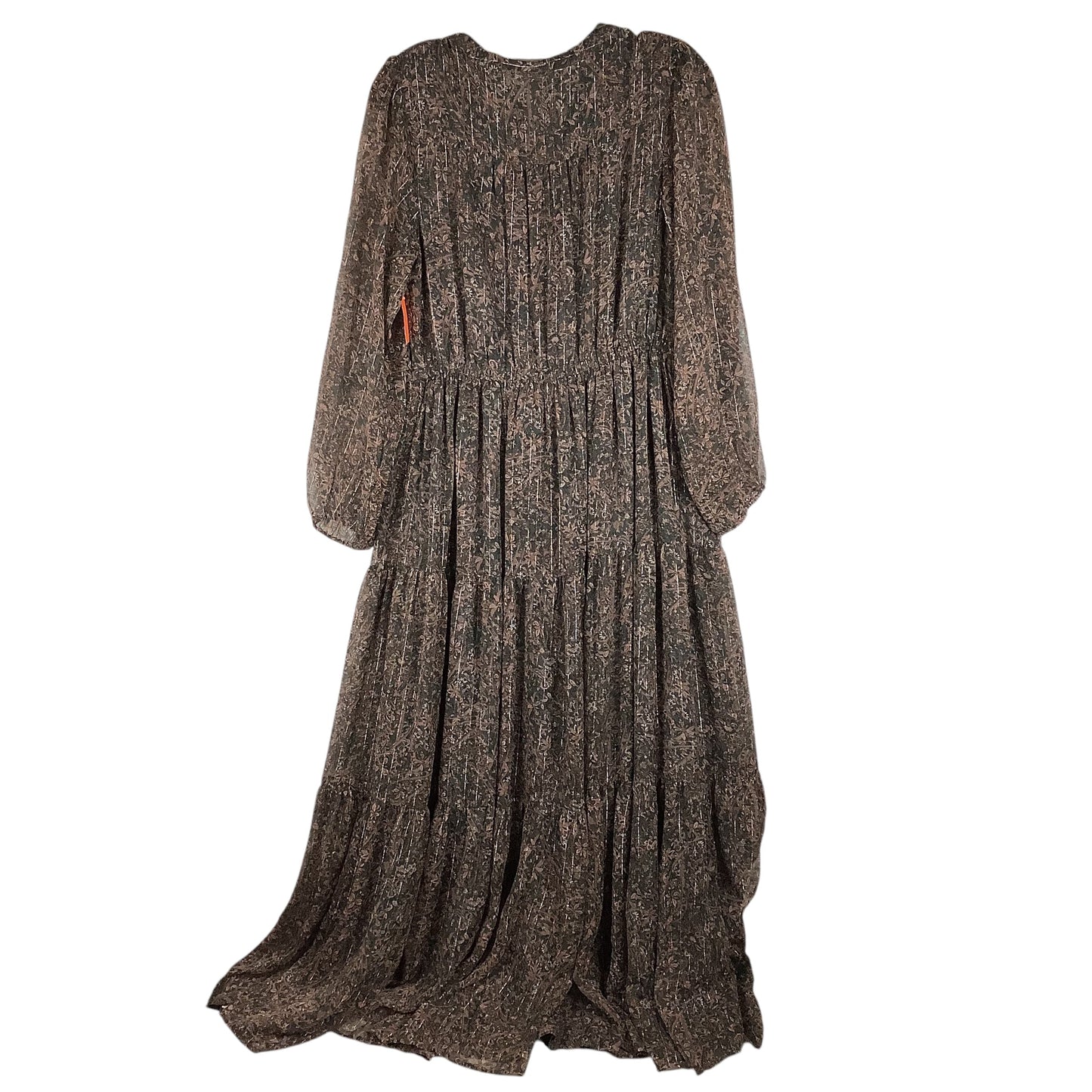 Dress Casual Maxi By Lucky Brand In Brown, Size: S