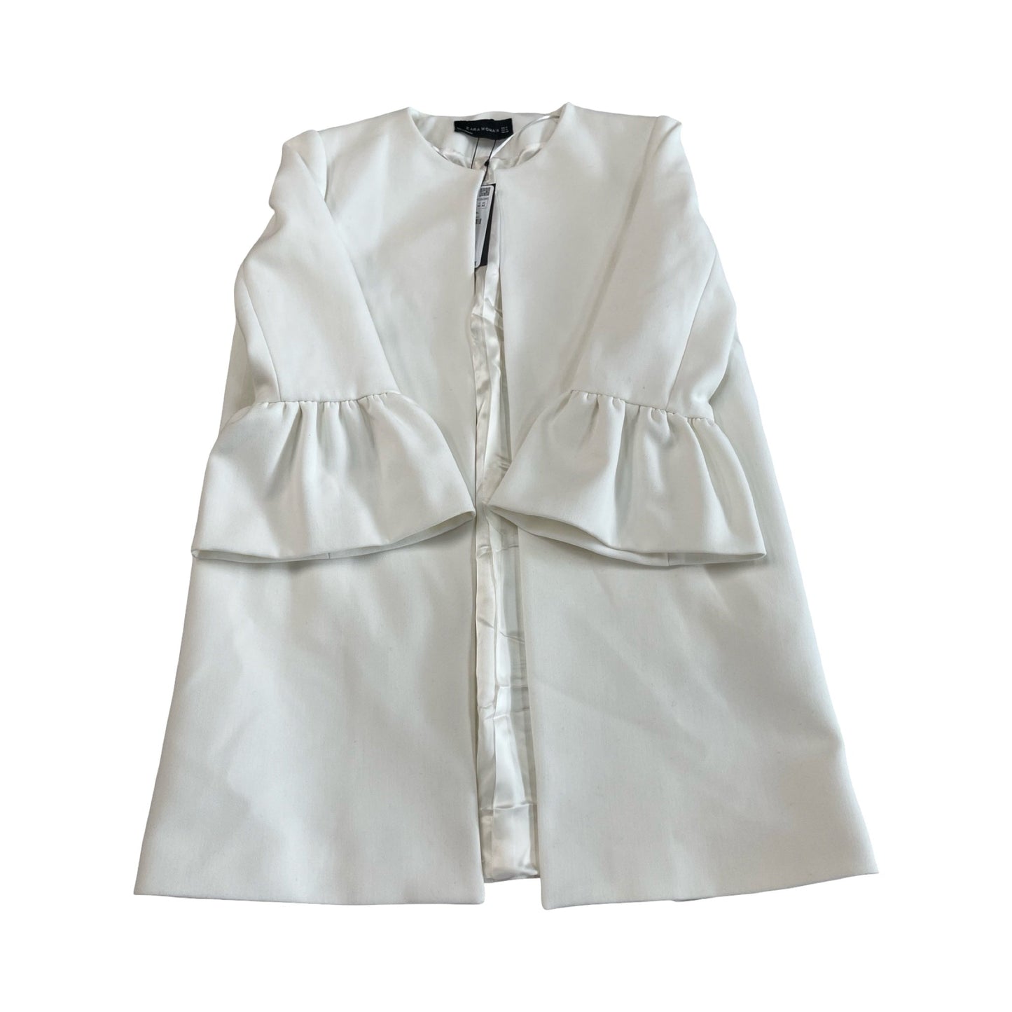 Blazer By Zara In White, Size:M