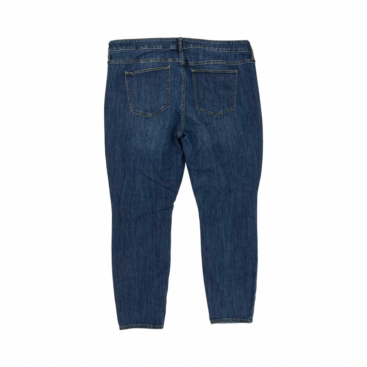 Jeans Skinny By Gap In Blue Denim, Size:20