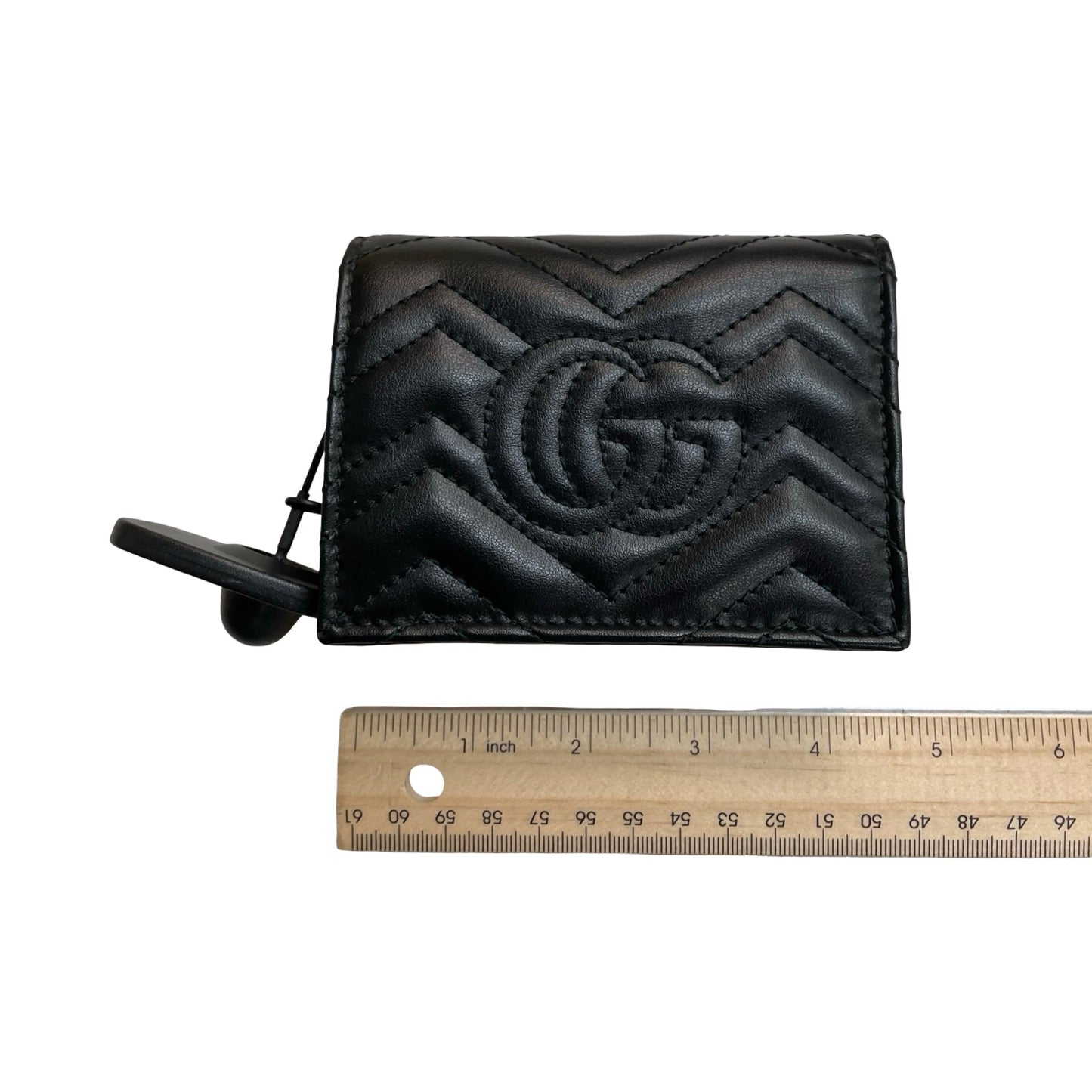 Wallet Luxury Designer By Gucci In Black, Size:Small