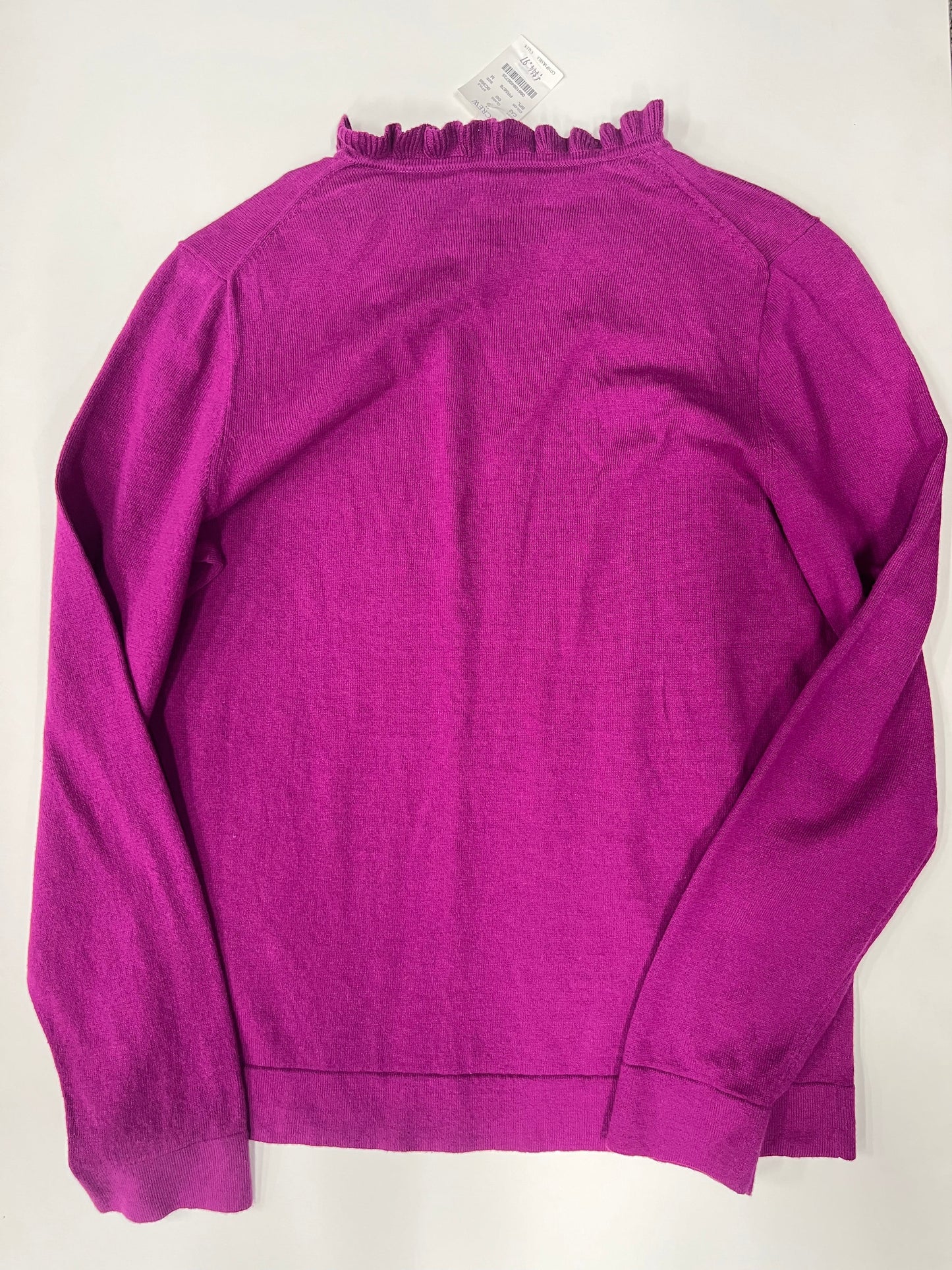 J Crew Long Sleeve Knit Shirt Purple NWT Size M