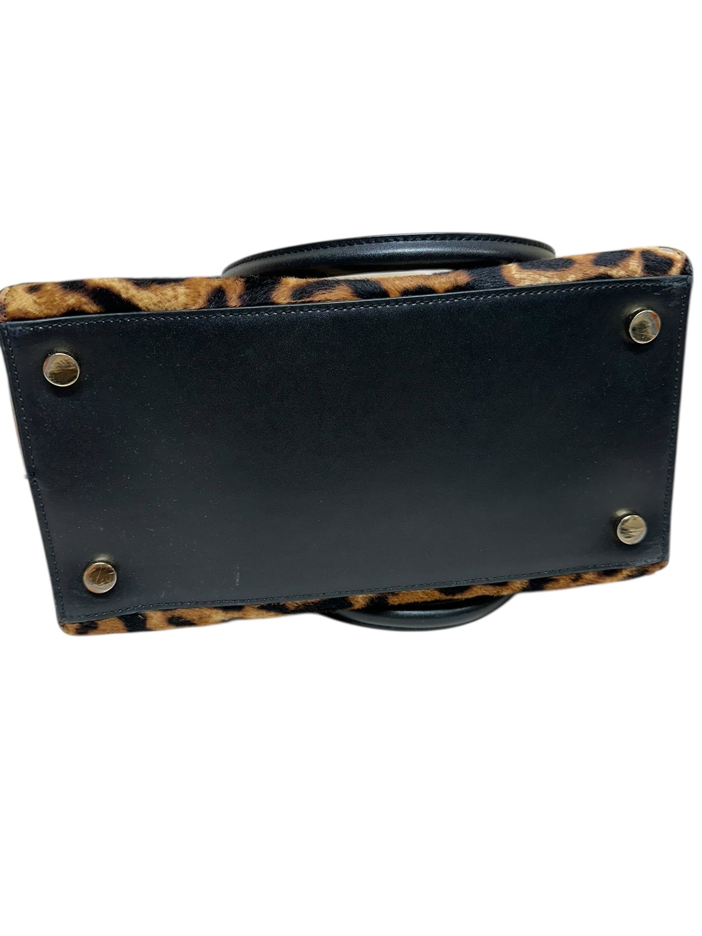 Handbag Designer By Michael Kors In Animal Print, Size:Large
