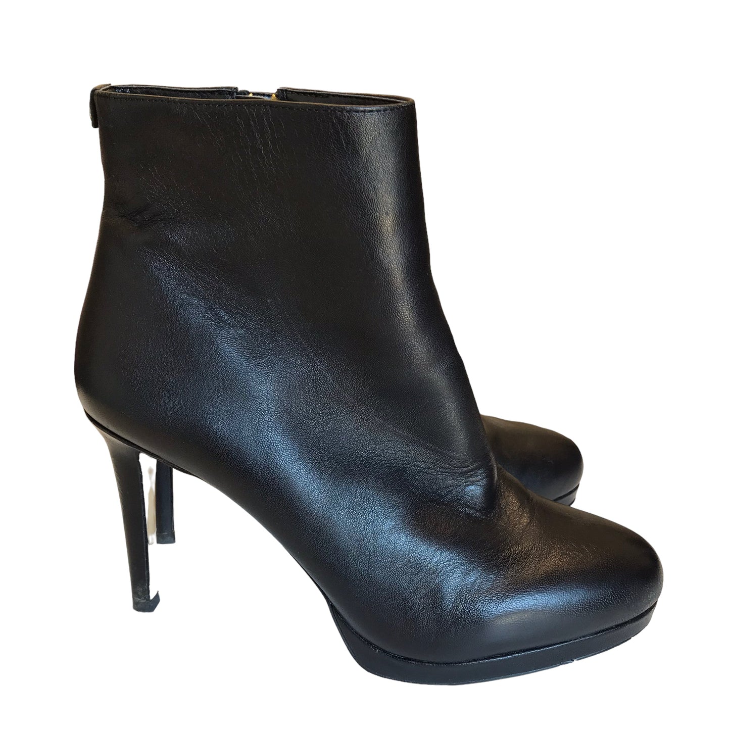 BLACK BOOTS ANKLE HEELS by MICHAEL BY MICHAEL KORS Size:9