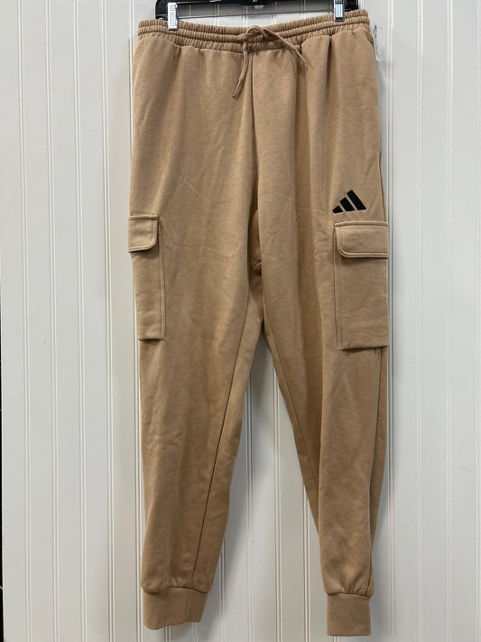 Athletic Pants By Adidas In Tan, Size:M