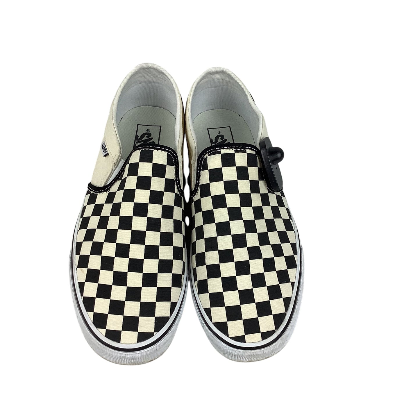 Shoes Flats By Vans In Checkered Pattern, Size: 11