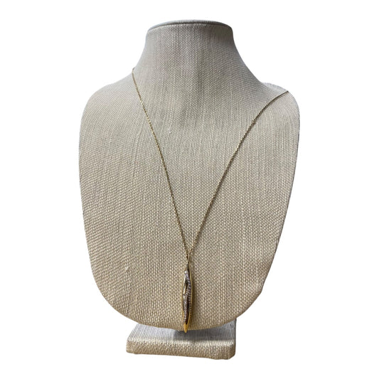 Necklace Designer By Swarovski In Gold