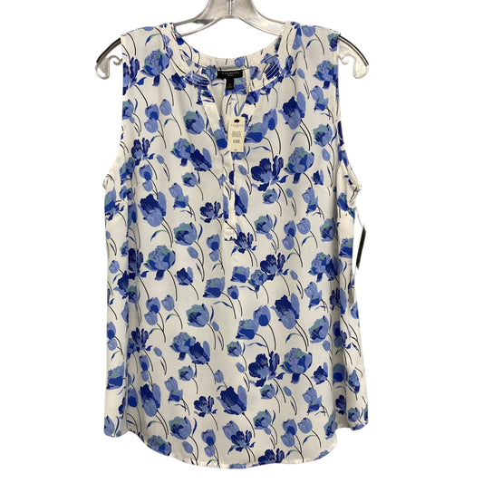 Top Sleeveless By Talbots In Floral Print, Size:Lp