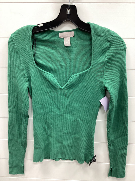 Top Ls By H&M In Green, Size:M