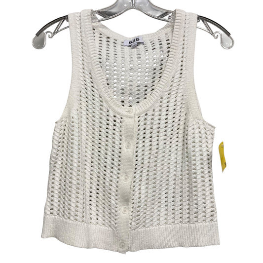Vest Sweater By 525 In White, Size:S