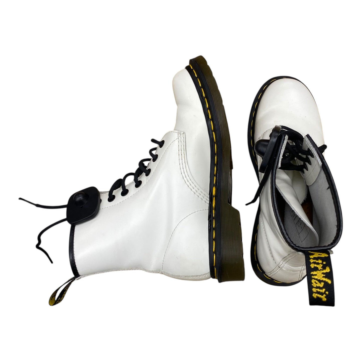Boots Designer By Dr Martens In White, Size:7