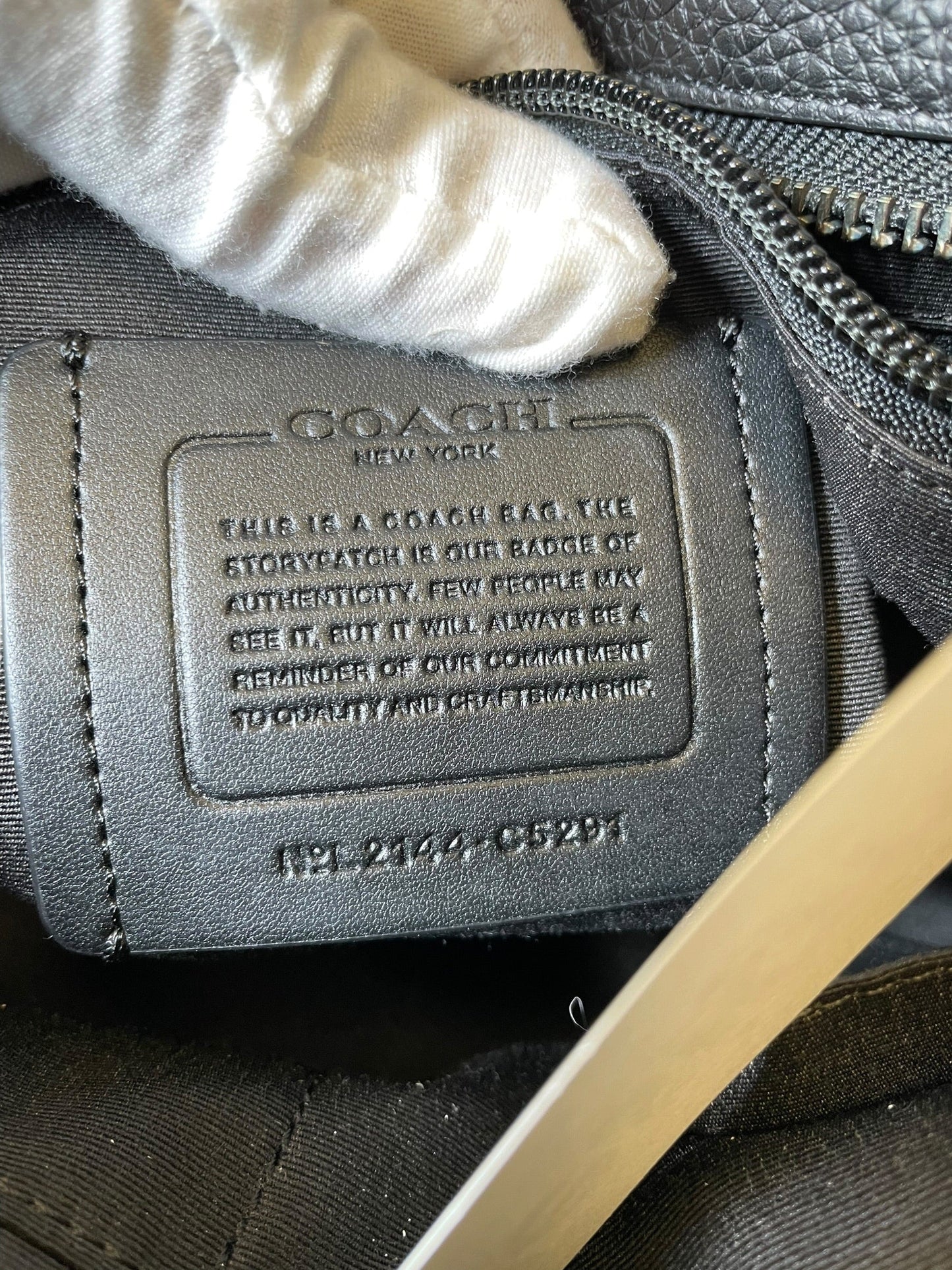Crossbody Designer By Coach, Size: Large