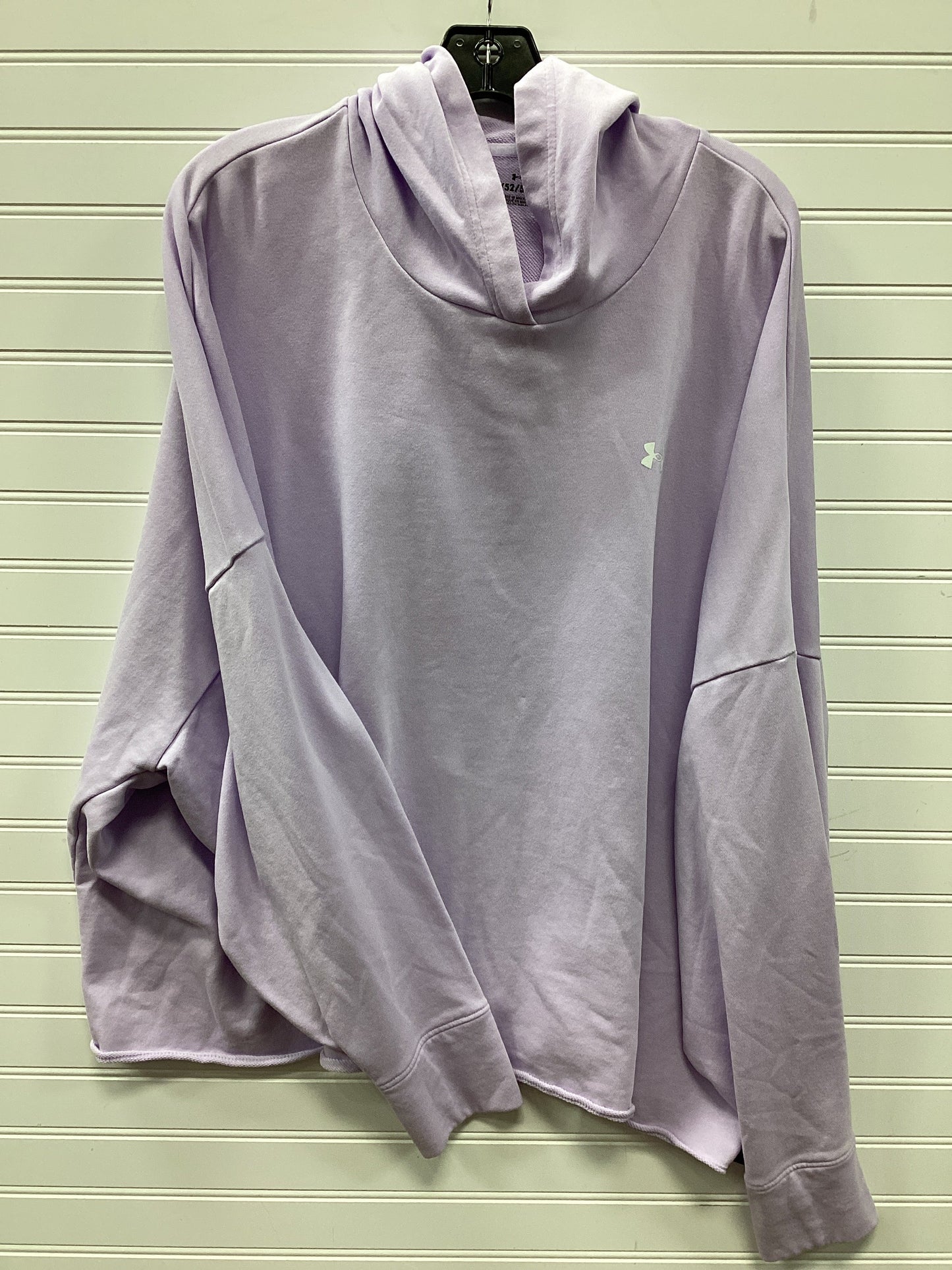 Athletic Sweatshirt Hoodie By Under Armour In Purple, Size:3X