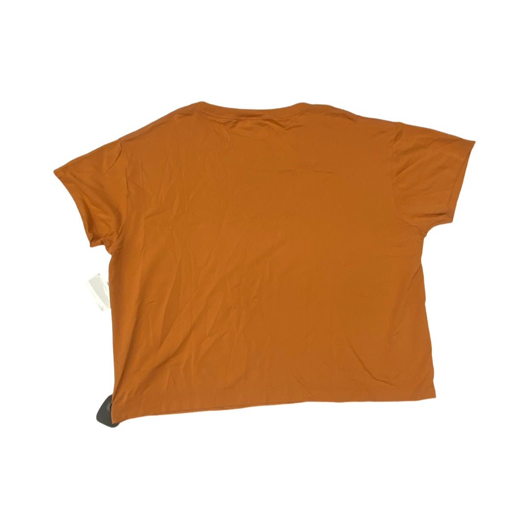 Athletic Top Ss By Athleta In Orange, Size:M