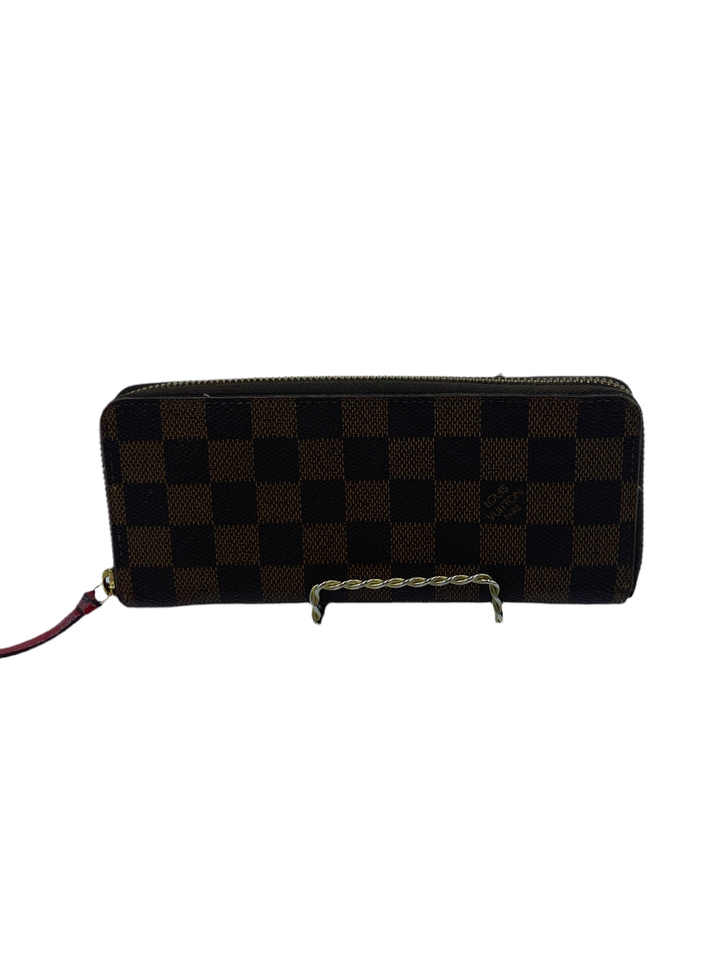 Louis Vuitton Clemence Damier Ebene Wallet