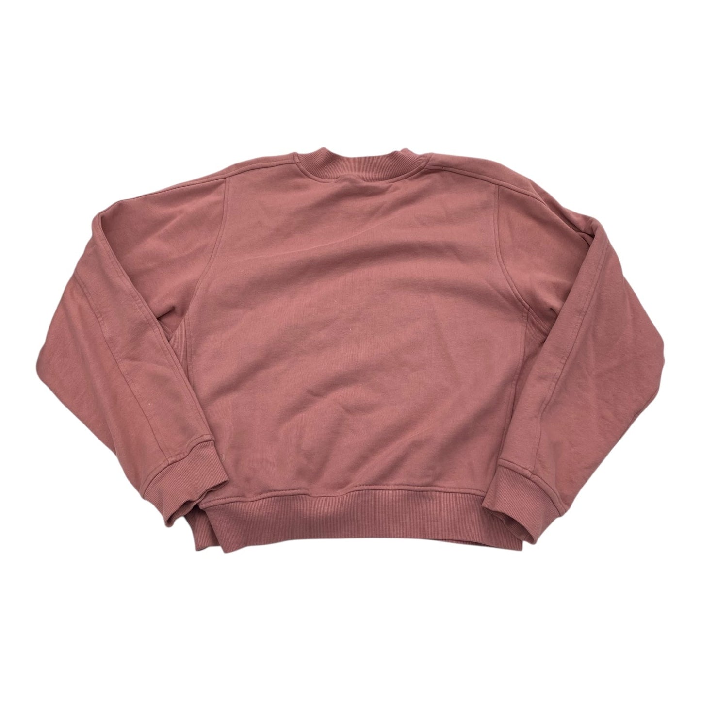 Athletic Sweatshirt Crewneck By Lululemon In Pink, Size:4