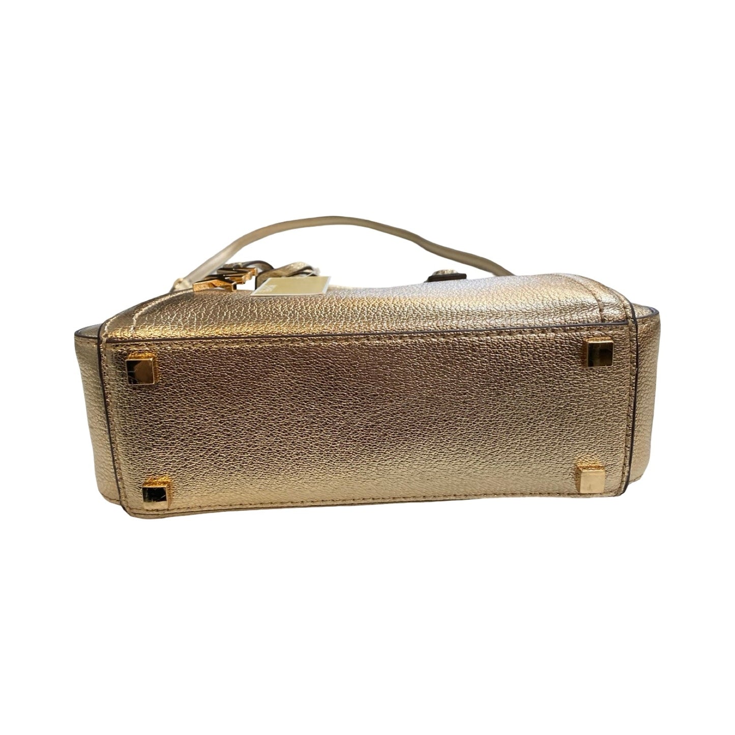 Handbag Designer By Michael Kors In Gold, Size:Small