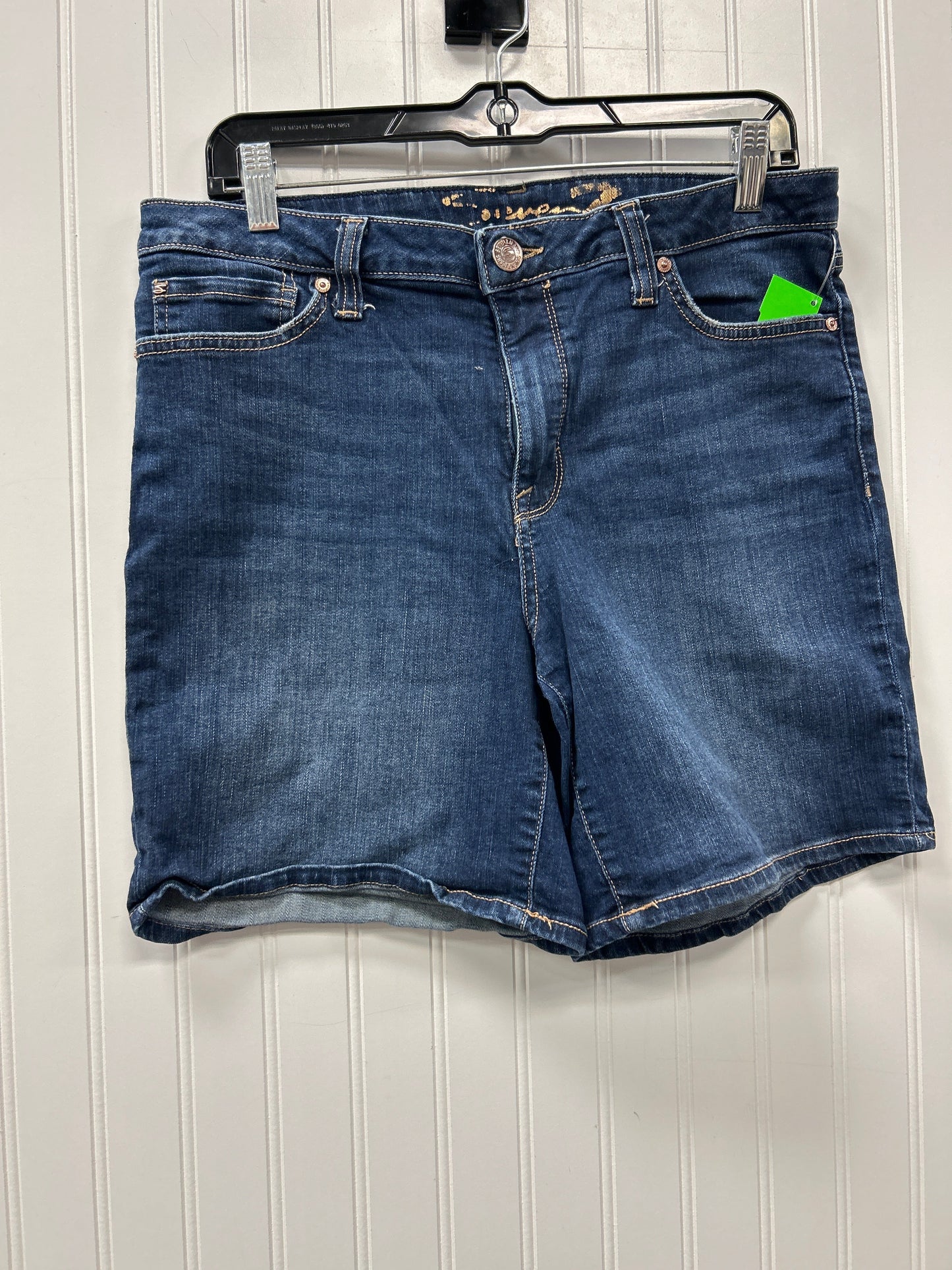 Shorts By Seven 7 In Blue Denim, Size:12