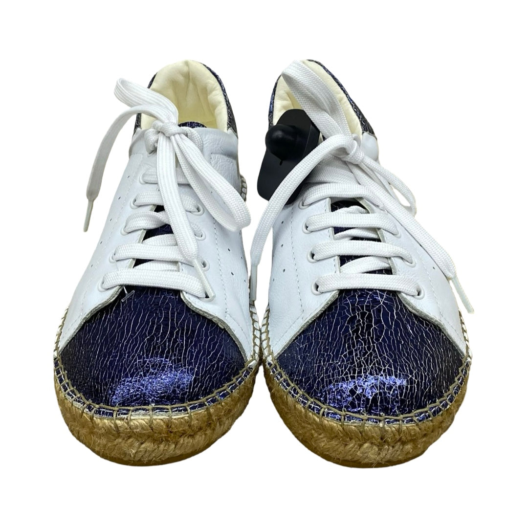 Shoes Sneakers By Cmc In Blue & White, Size:9