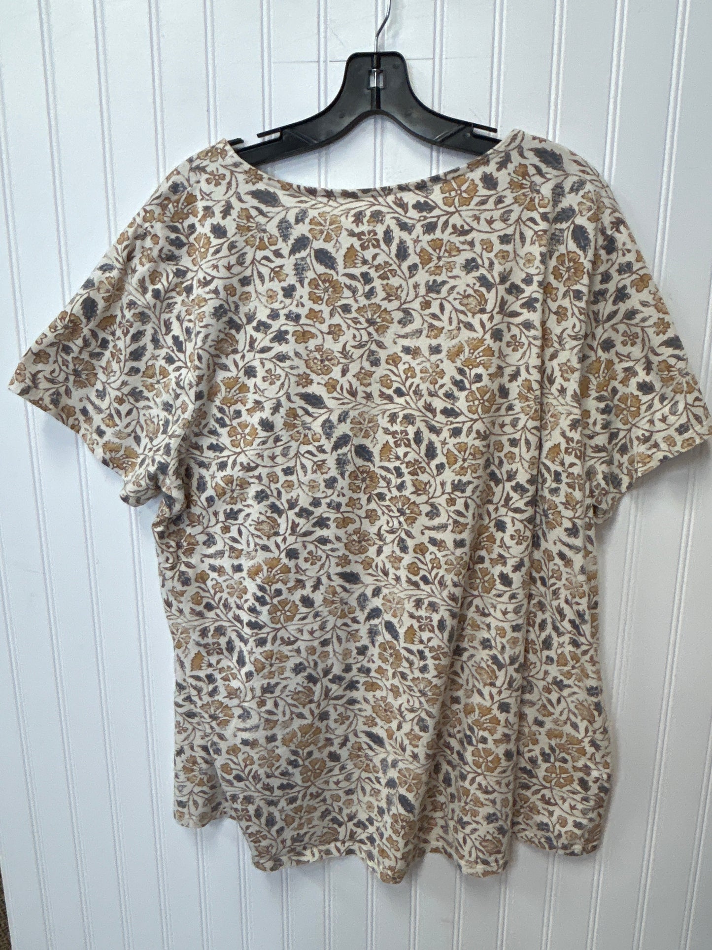 Top Ss By J. Jill In Cream, Size:2X