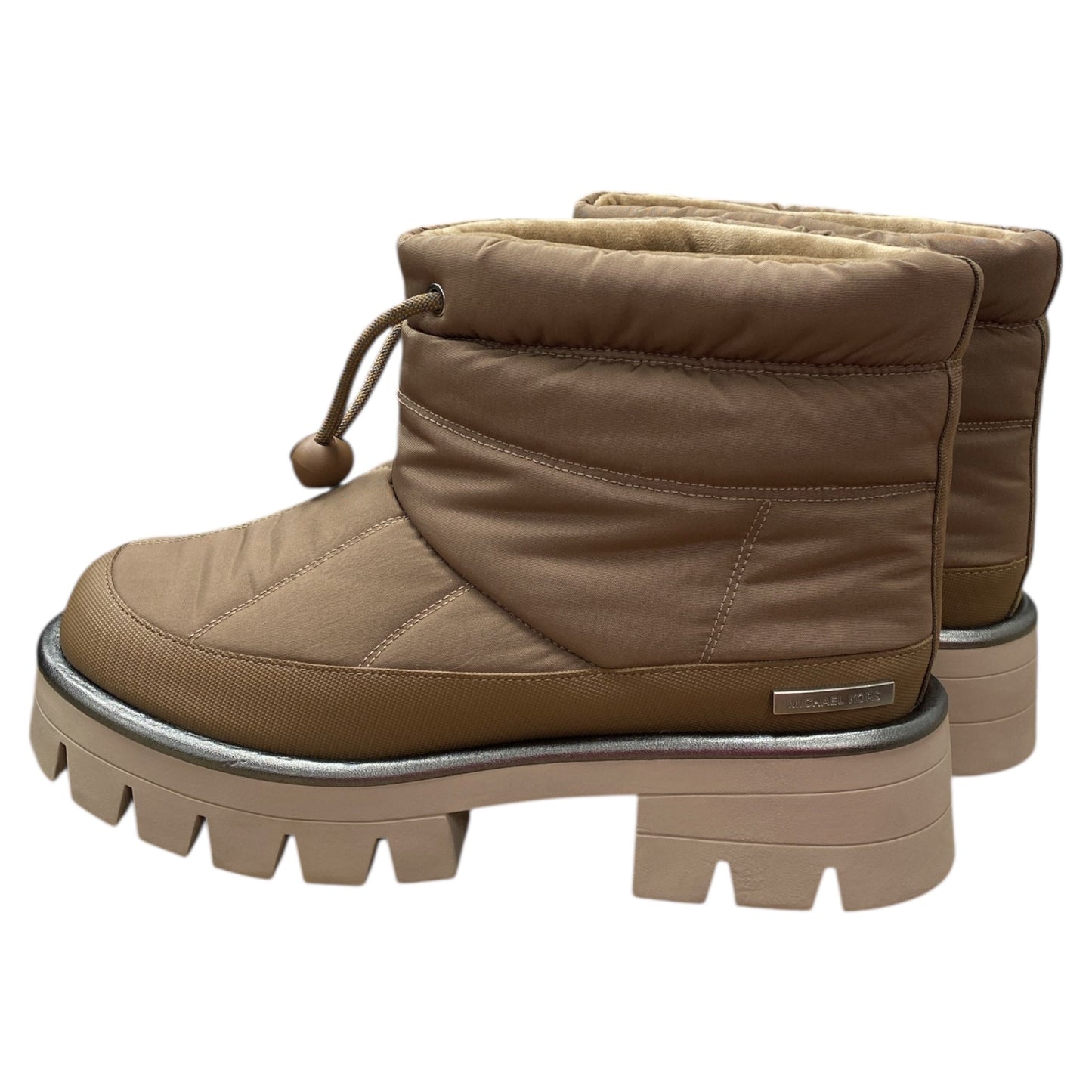 Boots Designer By Michael Kors In Taupe, Size:10