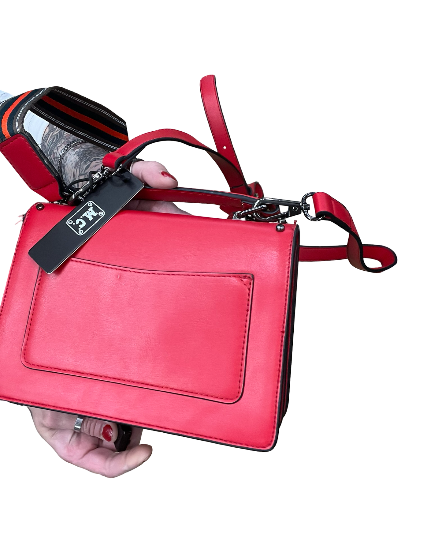 Crossbody By Clothes Mentor In Red, Size:Medium