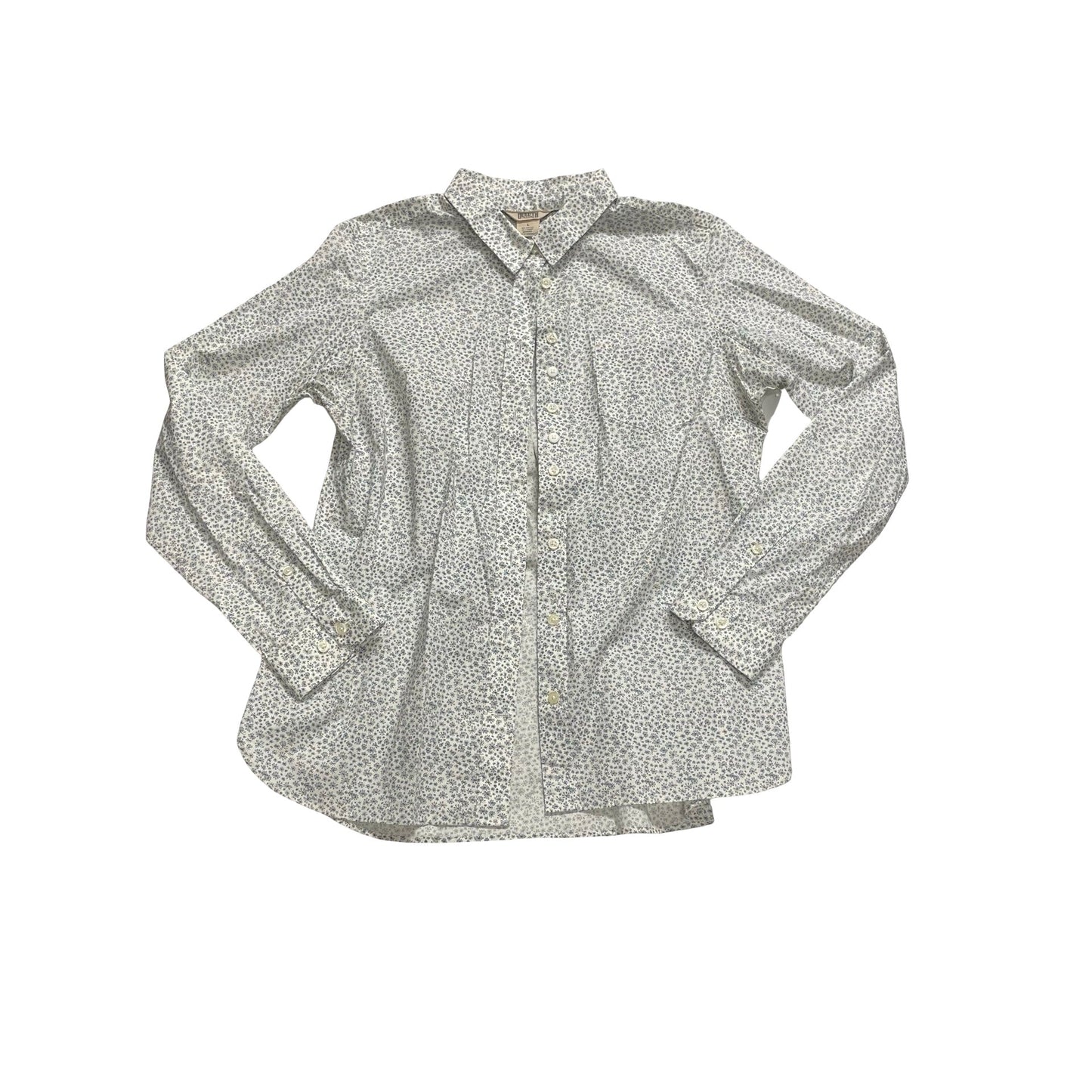 Top Ls By Duluth Trading In Blue & White, Size:L